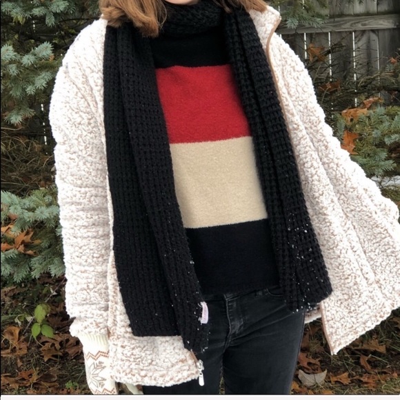 Cliche Black Rust and Cream Striped Sweater - Picture 4 of 10